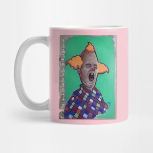 Cartoon Clown | Weird Florida Man War Pig | Duck Acid | Bad Hero Portrait Lowbrow Pop Surreal Art | Youtube Star | Masterpieces | Original Oil Painting By Tyler Tilley Mug